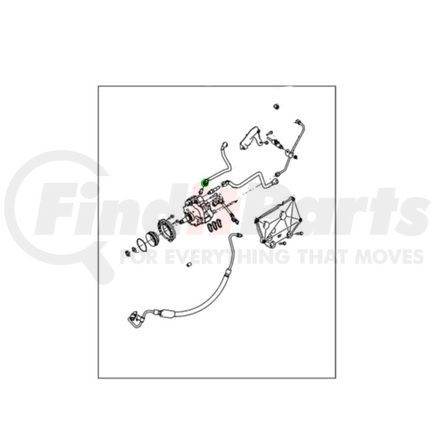 68533229AA by MOPAR - Fuel Line Connector - Quick Disconnect Connector, For 2019-2023 Ram