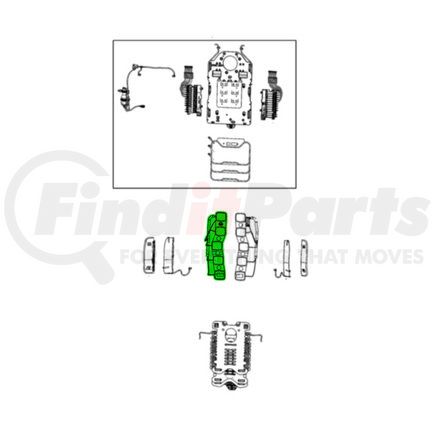 68545856AA by MOPAR - Seat Back Massage Air Cell - Rear, Right