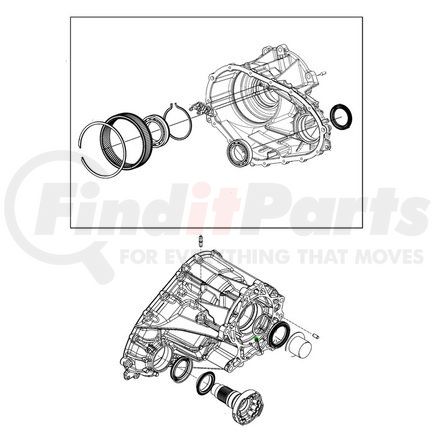 68545389AA by MOPAR - Transfer Case Input Bearing Seal