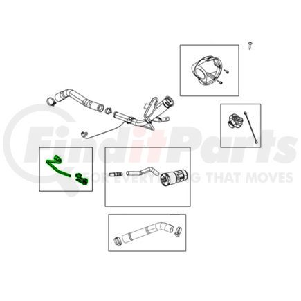 68546923AA by MOPAR - Vapor Canister Vent Hose - with Sensor, For 2022 Ram 1500 Classic