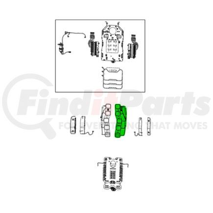 68545857AA by MOPAR - Seat Back Massage Air Cell - Rear, Left