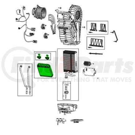 68565832AA by MOPAR - HVAC Heater Core