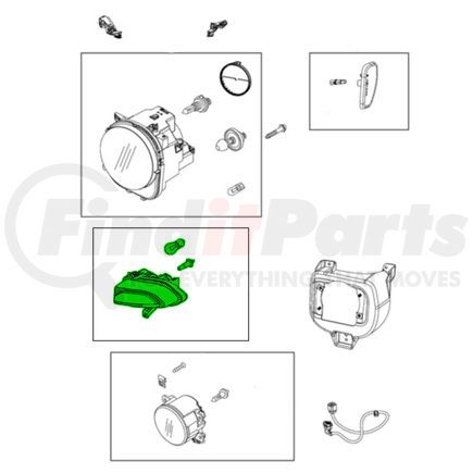 68576794AA by MOPAR - Turn Signal / Parking Light - Right, For 2019 Jeep Renegade