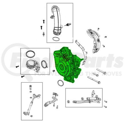 68602174AA by MOPAR - Turbocharger