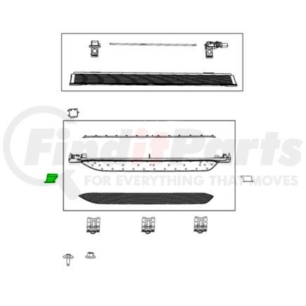 68624885AA by MOPAR - Stone Guard Film - Front, Left, For 2022-2023 Jeep Grand Wagoneer