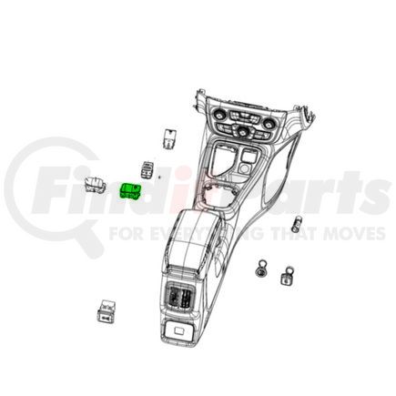 6ZM48DX8AC by MOPAR - Instrument Panel Switch - For 2022 Jeep Compass