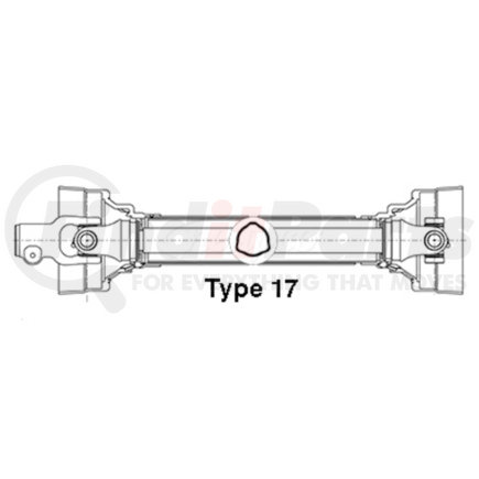 8-0100 by NEAPCO - Power Take Off Propshaft Assembly