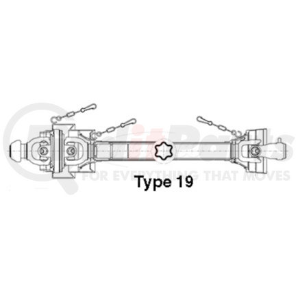 8-0203 by NEAPCO - Power Take Off Propshaft Assembly