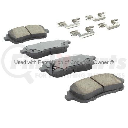 1002-1454M by MPA ELECTRICAL - Quality-Built Work Force Heavy Duty Brake Pads w/ Hardware