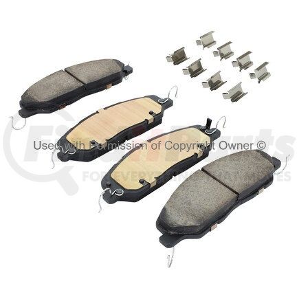 1002-1463M by MPA ELECTRICAL - Quality-Built Work Force Heavy Duty Brake Pads w/ Hardware