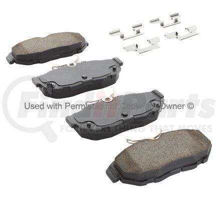 1002-1465M by MPA ELECTRICAL - Quality-Built Work Force Heavy Duty Brake Pads w/ Hardware