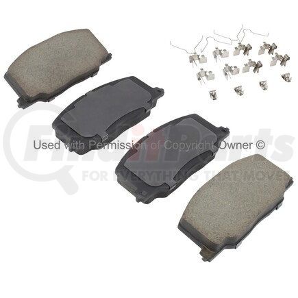 1001-0356M by MPA ELECTRICAL - Quality-Built Premium Semi-Metallic Brake Pads w/ Hardware