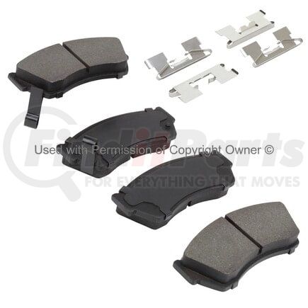 1001-0451C by MPA ELECTRICAL - Quality-Built Premium Ceramic Brake Pads w/ Hardware