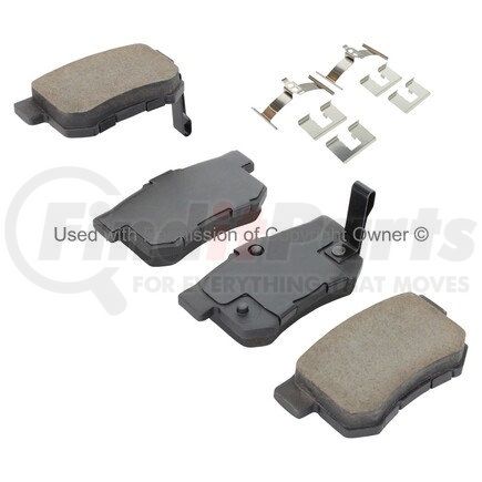 1001-0537AM by MPA ELECTRICAL - Quality-Built Premium Semi-Metallic Brake Pads w/ Hardware