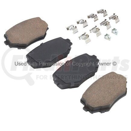 1001-0680M by MPA ELECTRICAL - Quality-Built Premium Semi-Metallic Brake Pads w/ Hardware