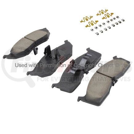 1001-0730M by MPA ELECTRICAL - Quality-Built Premium Semi-Metallic Brake Pads w/ Hardware