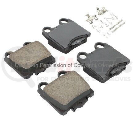 1001-0771M by MPA ELECTRICAL - Quality-Built Premium Semi-Metallic Brake Pads w/ Hardware