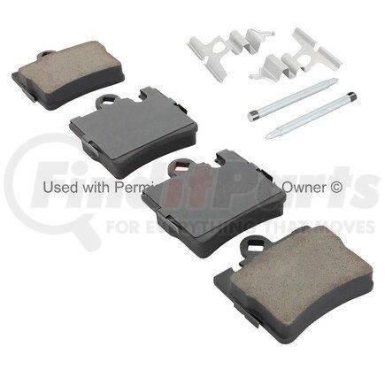 1001-0848M by MPA ELECTRICAL - Quality-Built Premium Semi-Metallic Brake Pads w/ Hardware