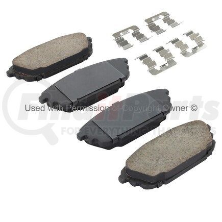 1001-0892M by MPA ELECTRICAL - Quality-Built Premium Semi-Metallic Brake Pads w/ Hardware