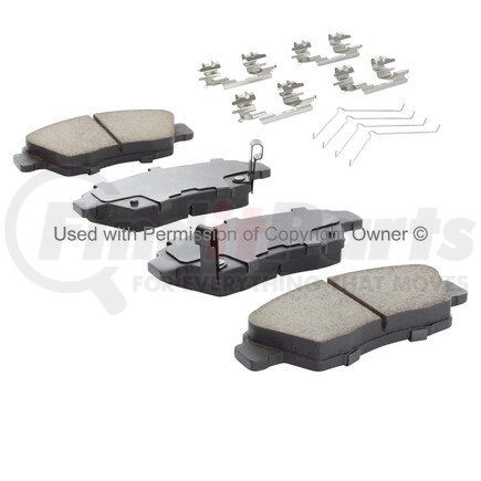 1001-0948M by MPA ELECTRICAL - Quality-Built Premium Semi-Metallic Brake Pads w/ Hardware