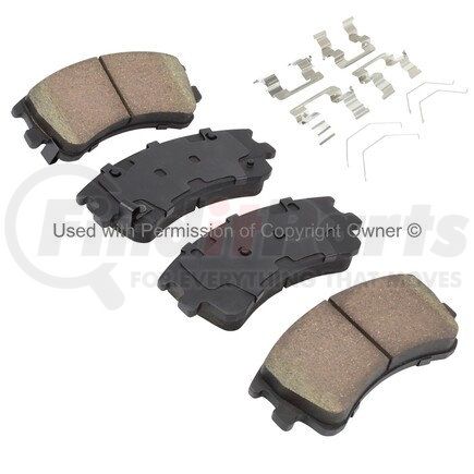 1001-0957M by MPA ELECTRICAL - Quality-Built Premium Semi-Metallic Brake Pads w/ Hardware