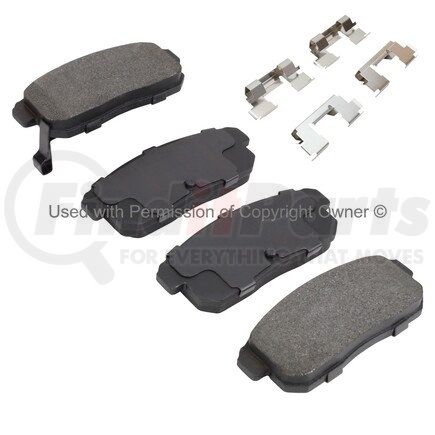 1001-1008C by MPA ELECTRICAL - Quality-Built Premium Ceramic Brake Pads w/ Hardware