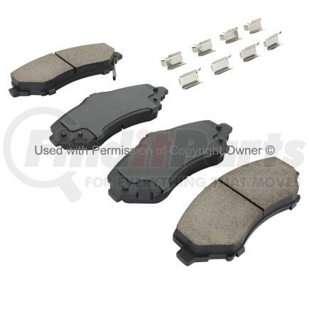 1001-1273M by MPA ELECTRICAL - Quality-Built Premium Semi-Metallic Brake Pads w/ Hardware