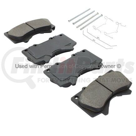 1001-1303M by MPA ELECTRICAL - Quality-Built Premium Semi-Metallic Brake Pads w/ Hardware