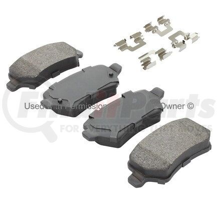 1001-1362C by MPA ELECTRICAL - Quality-Built Premium Ceramic Brake Pads w/ Hardware