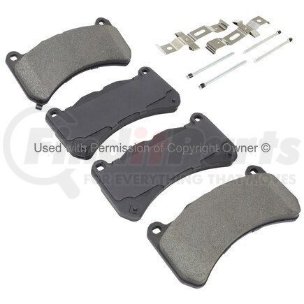 1001-1365M by MPA ELECTRICAL - Quality-Built Premium Semi-Metallic Brake Pads w/ Hardware