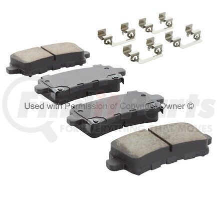 1001-1430M by MPA ELECTRICAL - Quality-Built Premium Semi-Metallic Brake Pads w/ Hardware