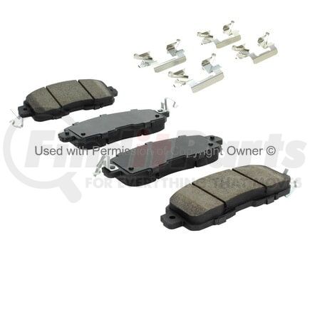 1001-1650M by MPA ELECTRICAL - Quality-Built Premium Semi-Metallic Brake Pads w/ Hardware