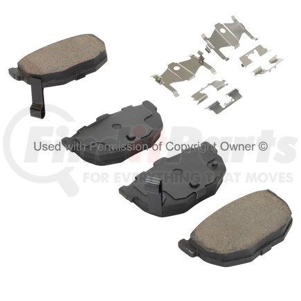 1002-0323M by MPA ELECTRICAL - Quality-Built Work Force Heavy Duty Brake Pads w/ Hardware