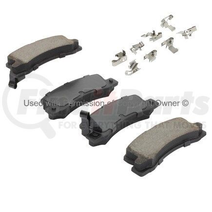 1002-0325M by MPA ELECTRICAL - Quality-Built Work Force Heavy Duty Brake Pads w/ Hardware