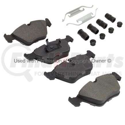 1002-0394AM by MPA ELECTRICAL - Quality-Built Work Force Heavy Duty Brake Pads w/ Hardware