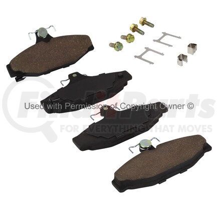 1002-0413M by MPA ELECTRICAL - Quality-Built Work Force Heavy Duty Brake Pads w/ Hardware