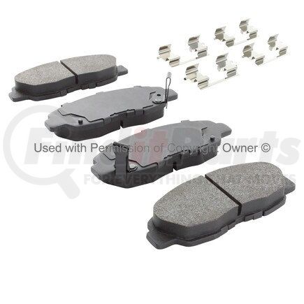 1002-0465M by MPA ELECTRICAL - Quality-Built Work Force Heavy Duty Brake Pads w/ Hardware