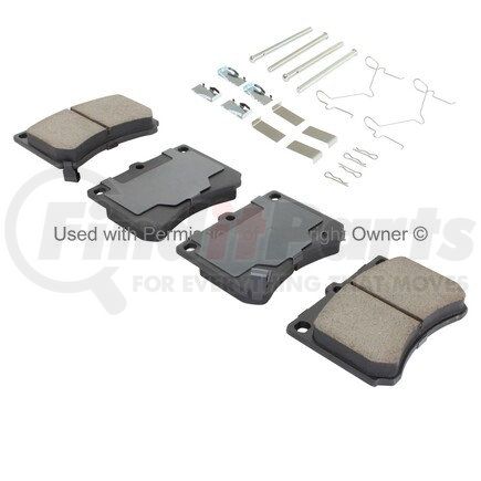 1002-0473M by MPA ELECTRICAL - Quality-Built Work Force Heavy Duty Brake Pads w/ Hardware