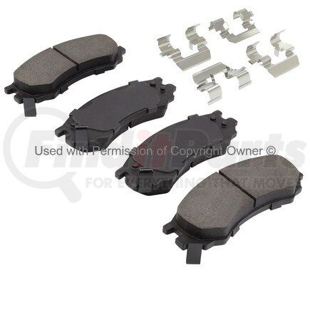 1002-0507M by MPA ELECTRICAL - Quality-Built Work Force Heavy Duty Brake Pads w/ Hardware