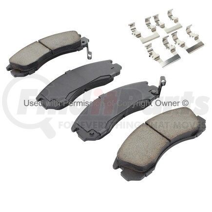 1002-0530M by MPA ELECTRICAL - Quality-Built Work Force Heavy Duty Brake Pads w/ Hardware