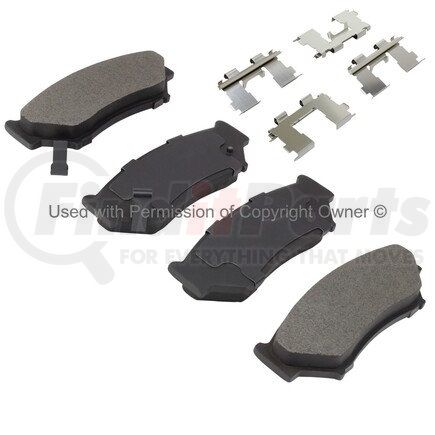 1002-0556M by MPA ELECTRICAL - Quality-Built Work Force Heavy Duty Brake Pads w/ Hardware