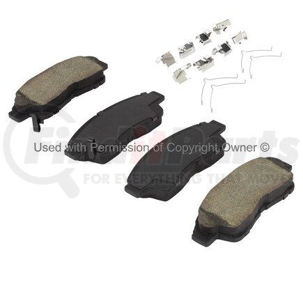 1002-0562AM by MPA ELECTRICAL - Quality-Built Work Force Heavy Duty Brake Pads w/ Hardware