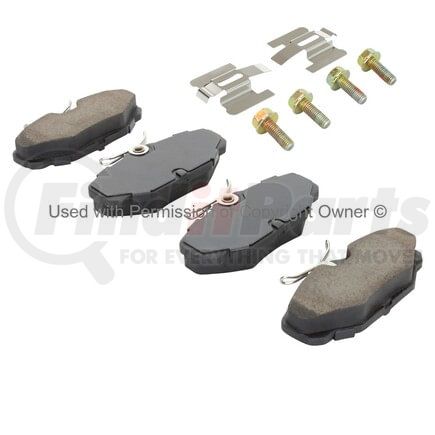 1002-0610M by MPA ELECTRICAL - Quality-Built Work Force Heavy Duty Brake Pads w/ Hardware