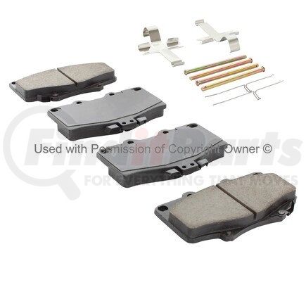 1002-0611M by MPA ELECTRICAL - Quality-Built Work Force Heavy Duty Brake Pads w/ Hardware