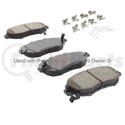 1002-0619M by MPA ELECTRICAL - Quality-Built Work Force Heavy Duty Brake Pads w/ Hardware