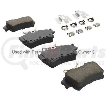 1002-0627M by MPA ELECTRICAL - Quality-Built Work Force Heavy Duty Brake Pads w/ Hardware