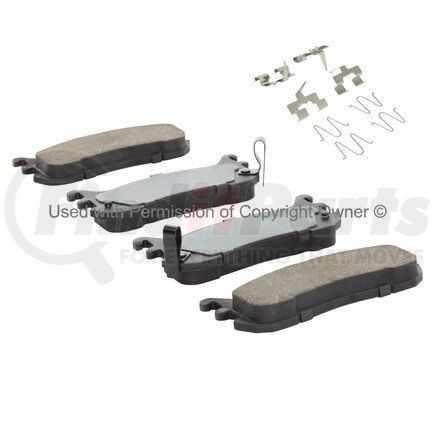 1002-0636M by MPA ELECTRICAL - Quality-Built Work Force Heavy Duty Brake Pads w/ Hardware