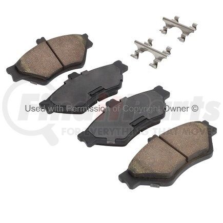 1002-0678M by MPA ELECTRICAL - Quality-Built Work Force Heavy Duty Brake Pads w/ Hardware