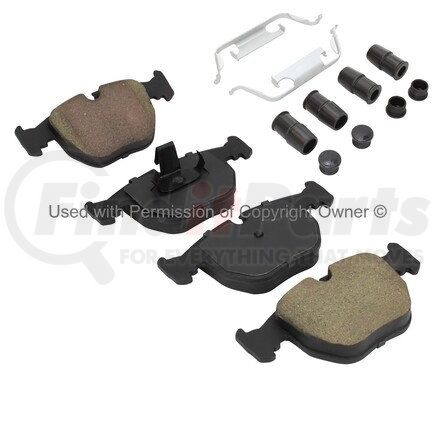 1002-0681M by MPA ELECTRICAL - Quality-Built Work Force Heavy Duty Brake Pads w/ Hardware