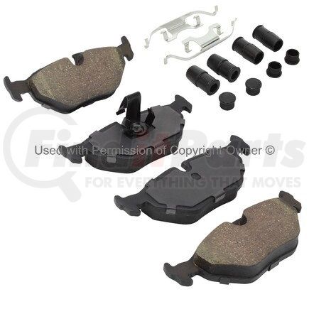 1002-0692AM by MPA ELECTRICAL - Quality-Built Work Force Heavy Duty Brake Pads w/ Hardware